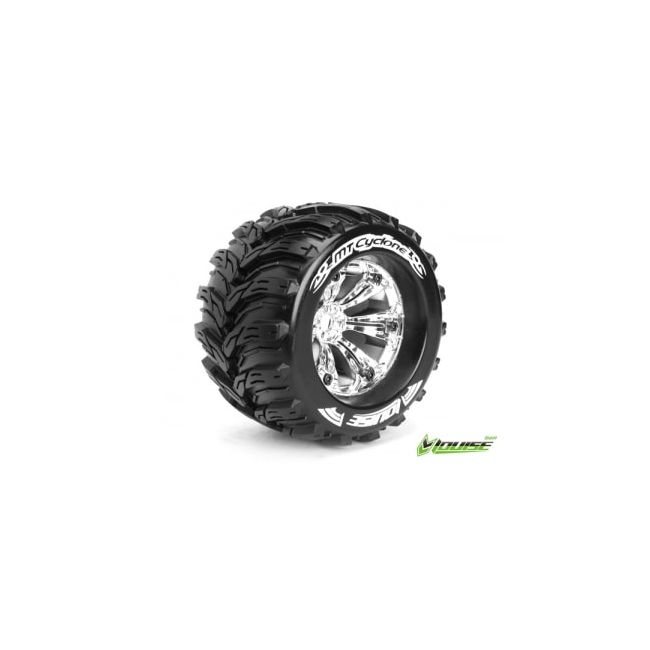 LOUISE, LT3220C, Band met Velg MT-CYCLONE 3.8" Chroom 0-Offset (2)