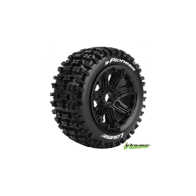 LOUISE, LT3267B, Banden & Wielen B-PIONEER LS Buggy Voor (24mm Hex) (2)