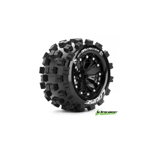 LOUISE, LT3274B, Band met Velg MT-MCROSS 2.8" Zwart 0-Offset (2)