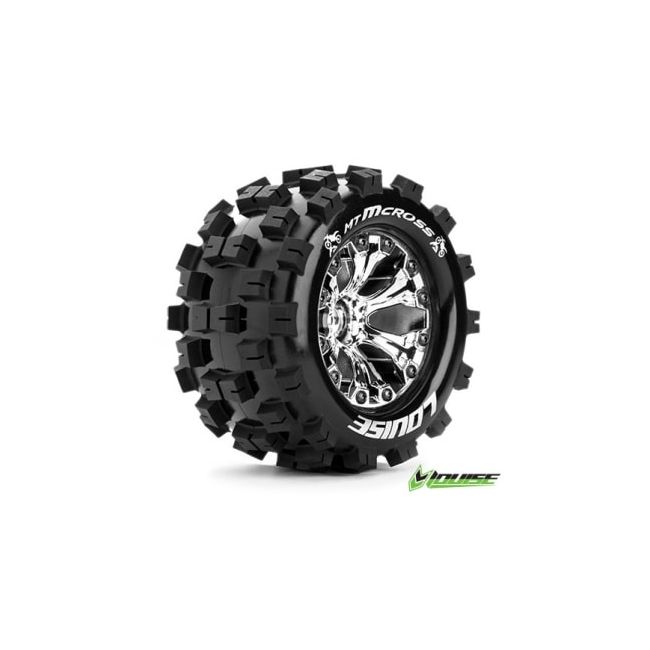 LOUISE, LT3274C, Band met Velg MT-MCROSS 2.8" Chroom 0-Offset (2)