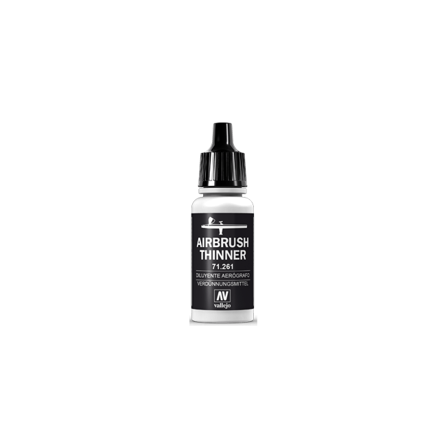 Vallejo Airbrush Verdünner (Thinner) (17ml) -neue Formel-