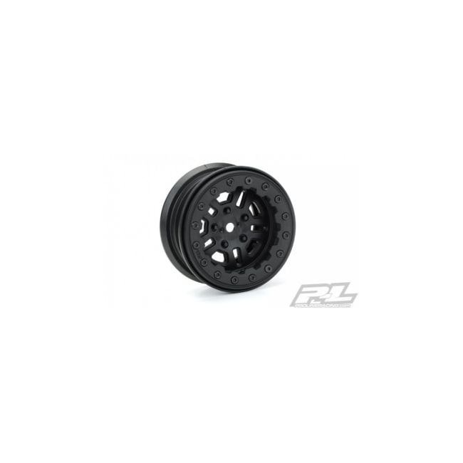 FaultLine 2.2" Black Wheels for Crawlers (2)