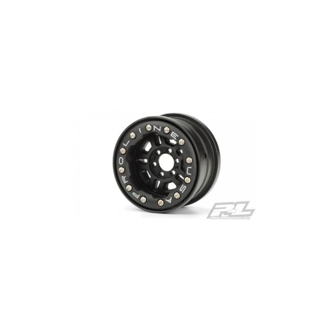 FaultLine 2.2" Black wheels for crawlers (2)