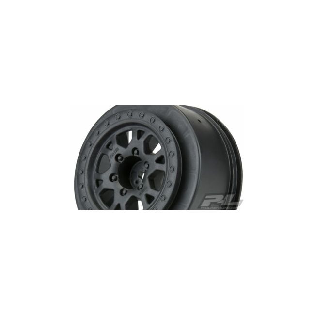 Impulse 2.2"/3.0" Black Front Wheels (2)