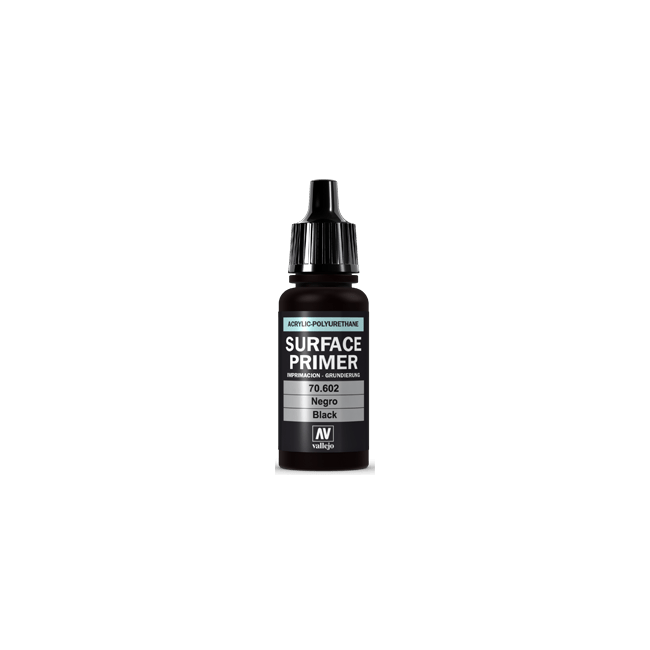 Vallejo Surface Primer Black 17ml