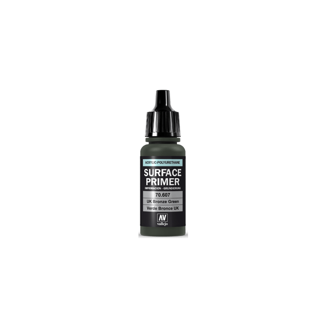 Vallejo Surface Primer U.K. Bronze Green 17ml