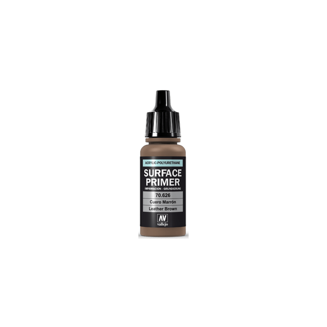 Vallejo Surface Leather Brown 17ml