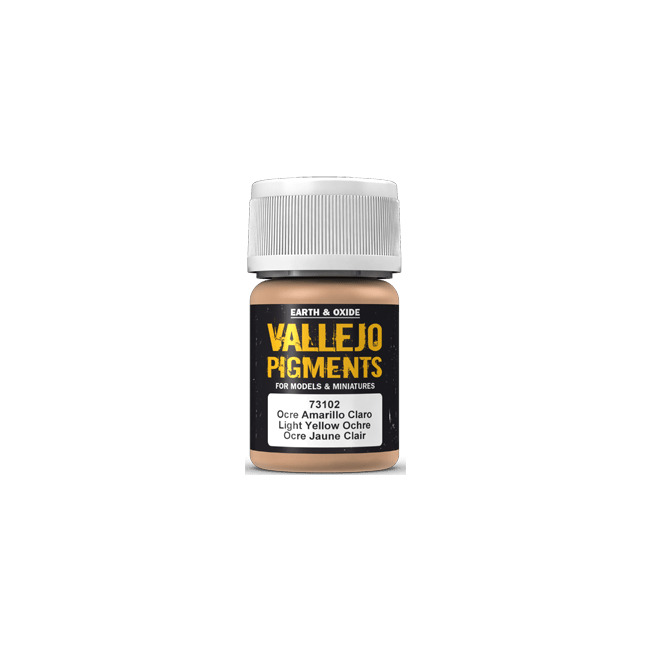 Vallejo Pigment Light Yellow Ocre 30ml