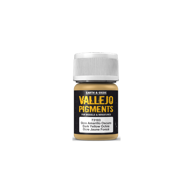 Vallejo Pigment Dark Yellow Ocre 30ml