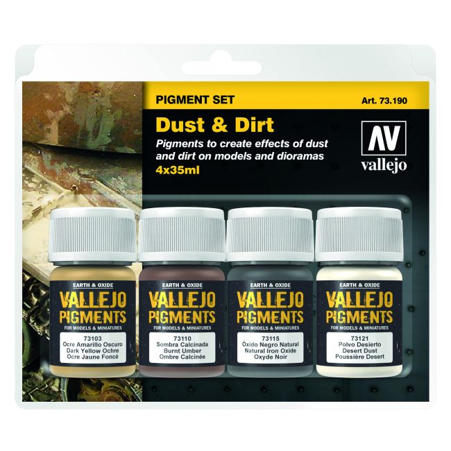 Vallejo Pigment Set "Dust & Dirt" (4)