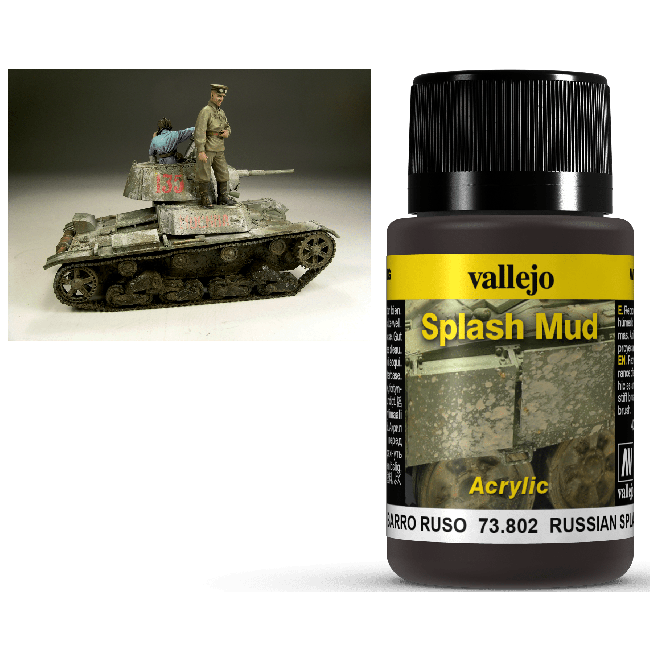 Vallejo Weathering Effects Splash Mud Russian 40 ml