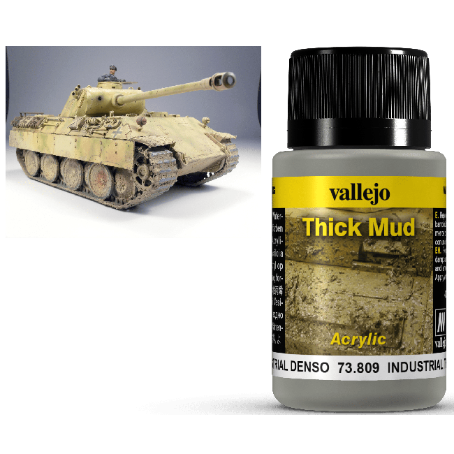 Vallejo Weathering Effects Thick Mud Industrial 40 ml