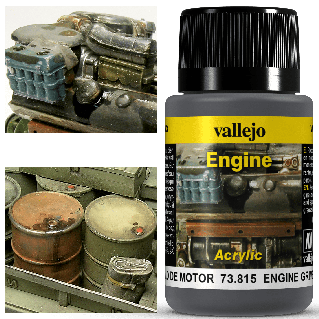 Vallejo Weathering Effects Engine Effect Engine Grime 40 ml