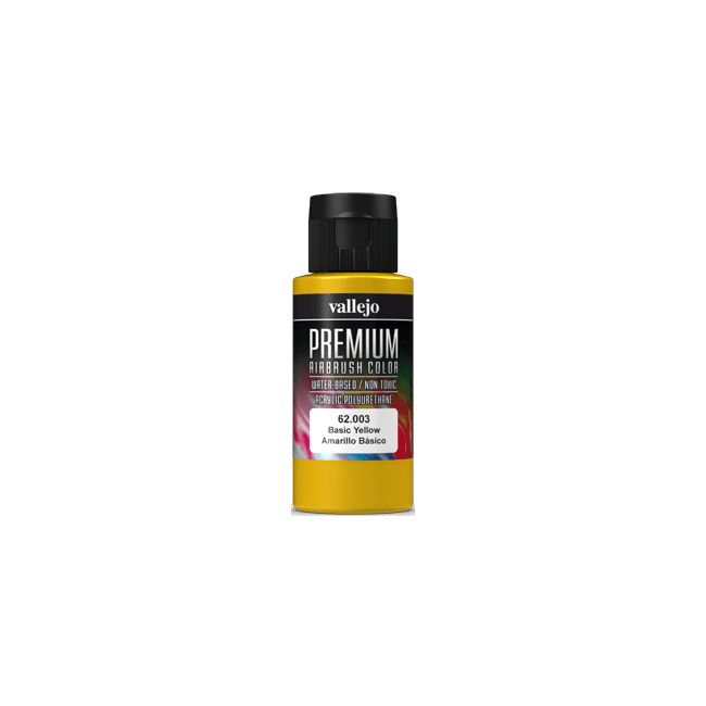 Vallejo Premium: Basic Yellow (Polyu.) (60ml)