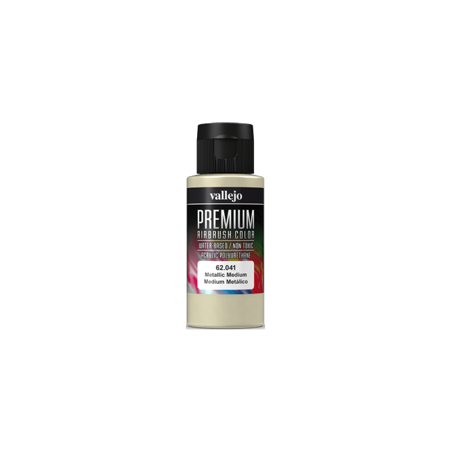 Vallejo Premium: Metallic Medium (Polyu.) (60ml)