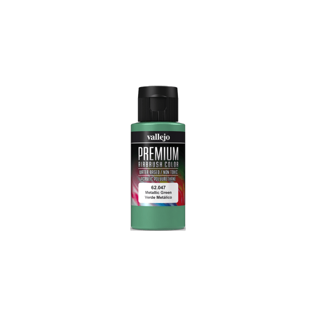 Vallejo Premium: Metallic Green (Polyu.) (60ml)