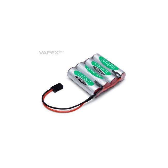 Receiver battery NiMH 4,8V 2500mAh Flat