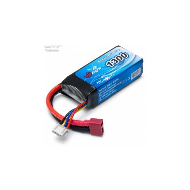 Li-Po Battery 3S 11,1V 1300mAh 30C T-Connector