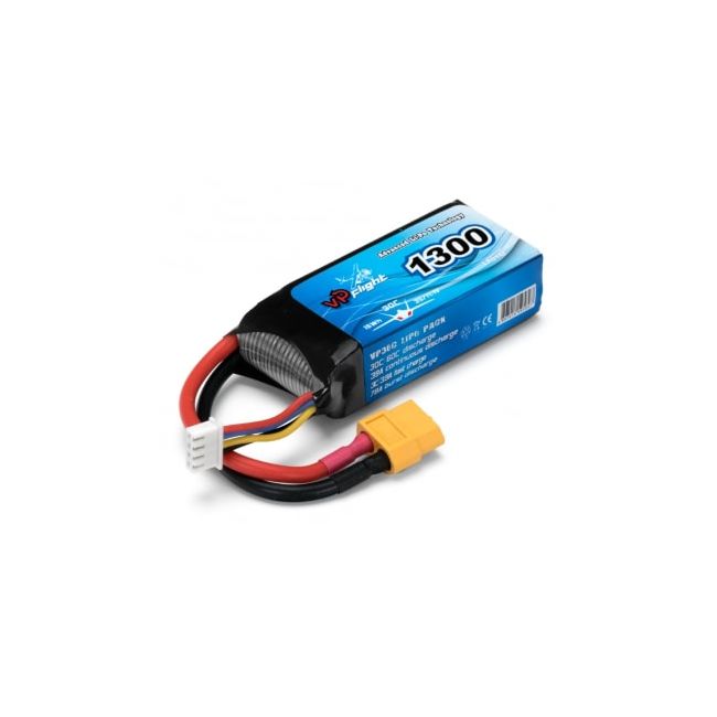 Li-Po Battery 3S 11,1V 1300mAh 30C XT60-Connector