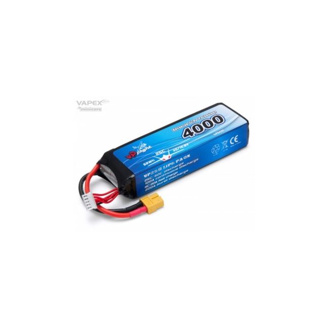 Li-Po Battery 4S 14,8V 4000mAh 25C XT60-Connector