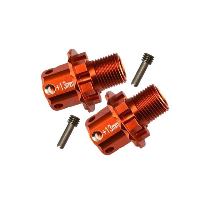 Aluminium Hex-Adapter 13mm orange