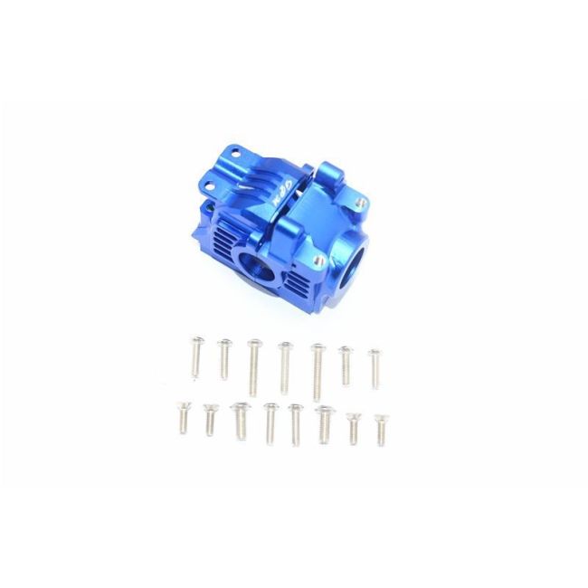 ALUMINUM REAR GEAR BOX -17PC SET blue