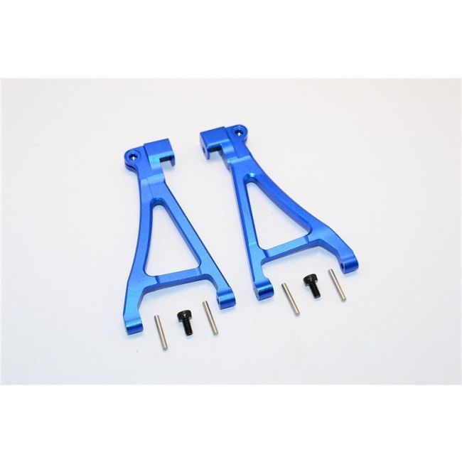 ALUMINIUM FRONT LOWER ARM - 1PR SET blue