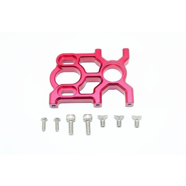 ALUMINUM CENTER DIFFERENTIAL AND MOTOR MOUNT -8PC SET red