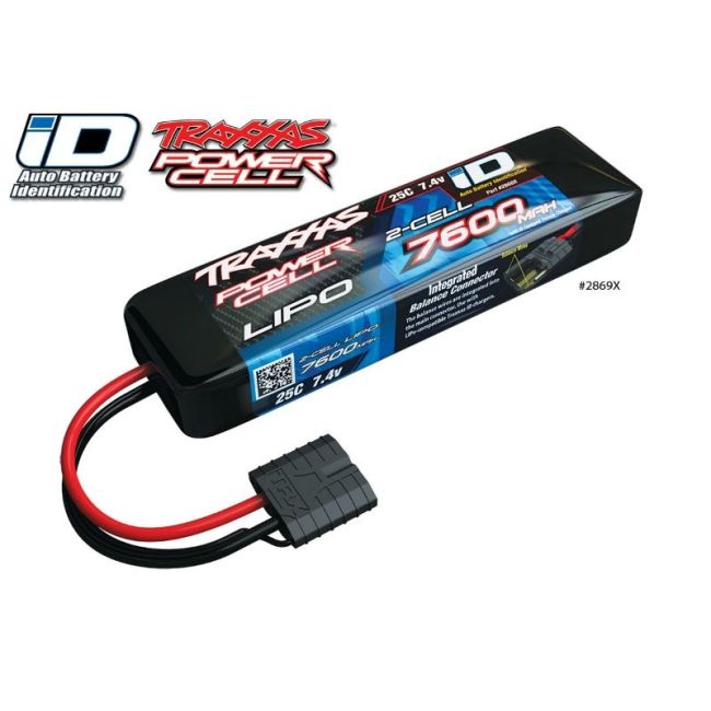 LiPo-krachtcel 7600mAh 7,4V 2s 25C