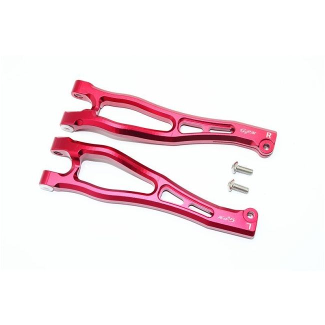 ALUMINUM FRONT UPPER ARMS -4PC SET red