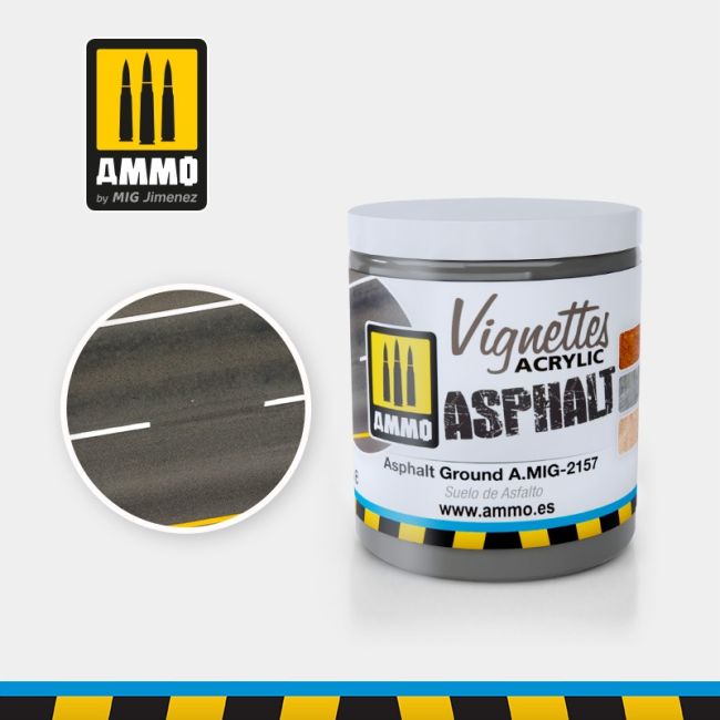 VIGNETTES ACRYLIC ASPHALT GROUND 1 JAR 100ML