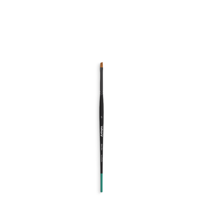 Flat Angled Synthetic Brush Small - Blender