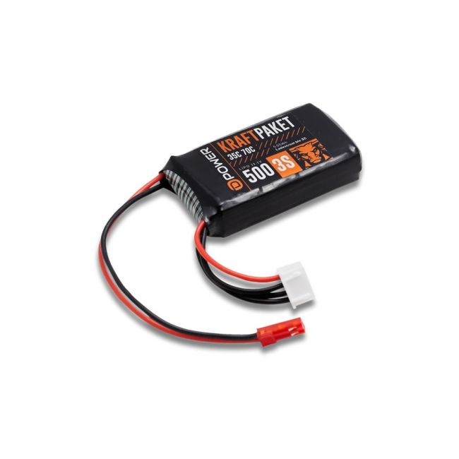 D-Power KRAFTPAKET 500 3S LIPO 11,1 V 35/70C - BEC Article number: KP5003