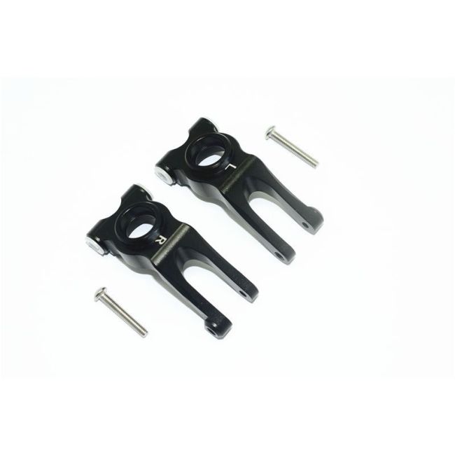 ALUMINUM REAR KNUCKLE ARM - 4PC SET black