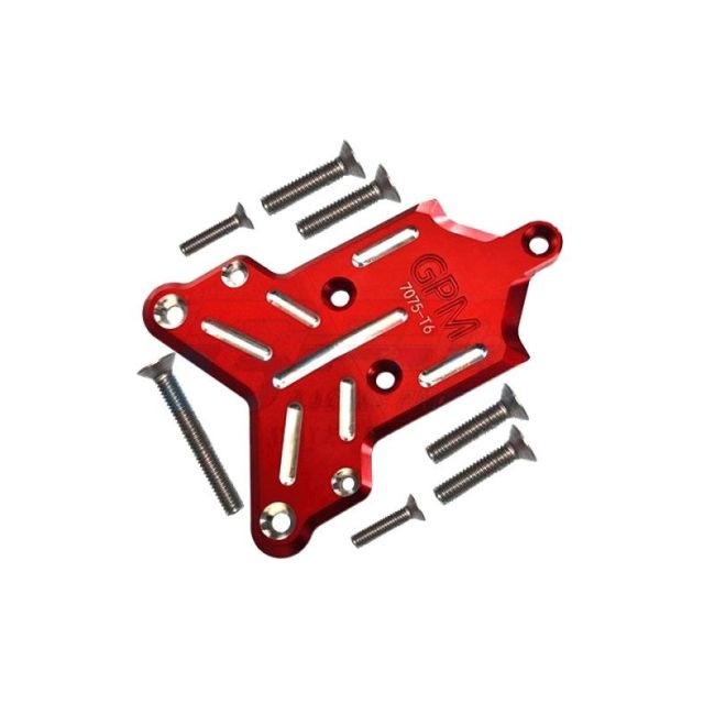 Aluminium 7075-T6 Chassis-Schutzplatte vorne rot