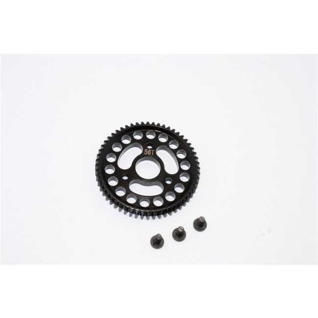 STEEL MAIN GEAR (56T) - 1PC SET black