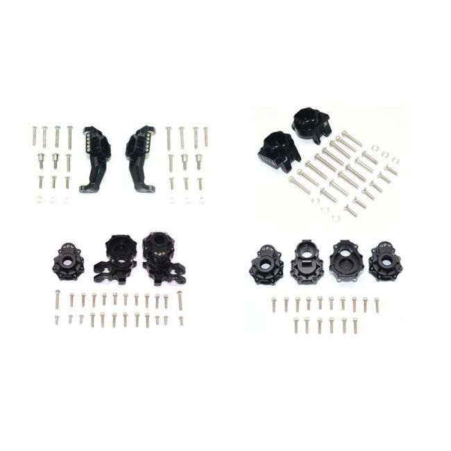 ALU ft+rr C HUB rr GEAR BOX MOUNTS ft+rr Knkl ARMS -104PCS