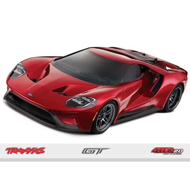 TRAXXAS 4Tec 4x4 Ford GT rot RTR ohne Akku/Lader