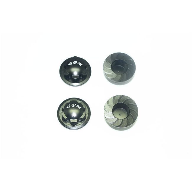 ALUMINUM WHEEL LOCK -4PC SET black