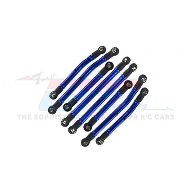 Bodenfreiheit-Kit verstellbar 7075-T6 Aluminium blau