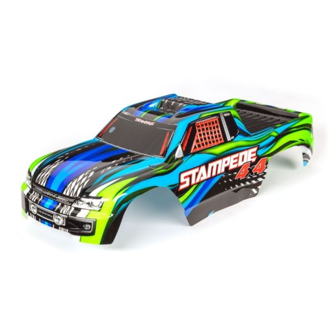 Carrosserie Stampede 4x4 blauw met sticker