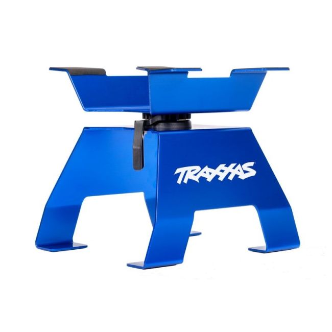 koop X-Truck-Stand aluminum blue by Traxxas for only € 66,61 in Gereedschap, Traxxas onderdelen, Traxxas at Bliek Modelbouw, Bliek Modelbouw. Beschikbaar