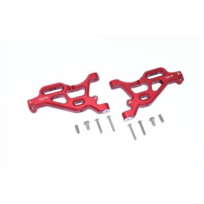 ALUMINUM FRONT LOWER ARMS -10PC SET red