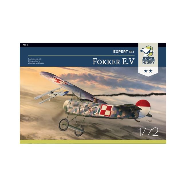 Arma Hobby: Fokker E.V Expert Set in 1:72 