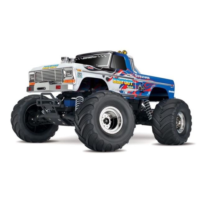 TRAXXAS BIGFOOT FLAME  RTR +12V-Lader+Akku