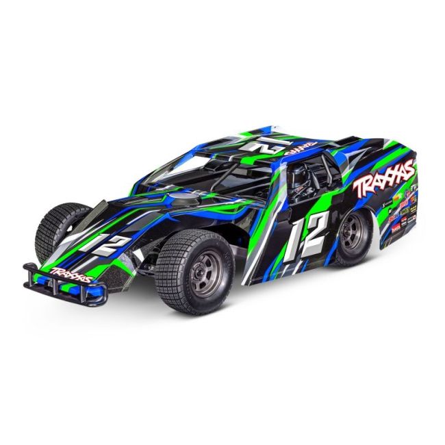 TRAXXAS Slash Gemodificeerde BL-2S groen 1/10 Dirt Oval Racer RTR