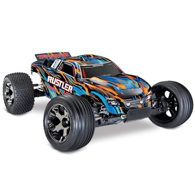 TRAXXAS Rustler VXL orange x BL ohne Akku/Lader