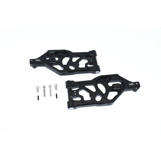 ALUMINUM FRONT LOWER ARMS -8PC SET black