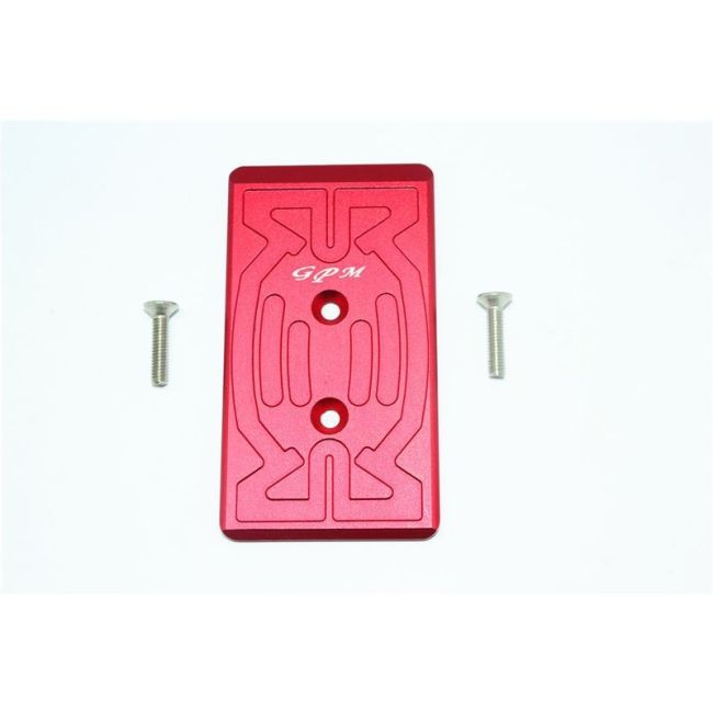 ALUMINUM REAR CHASSIS PROTECTION PLATE -3PC SET red