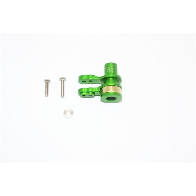 ALUMINUM 25T SERVO HORN W. BUILT-IN SPRING -4PC SET green